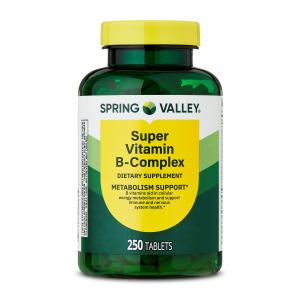 Spring Valley Vitamin B-Complex Tablets, 250 Count