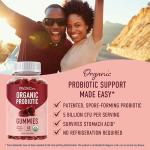 Probiotic Gummies for Gut Health – 60 Count