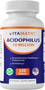 Vitamatic Acidophilus Probiotic - Supports Digestive Health