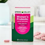 Spring Valley Women's Probiotic Supplement, 30 Capsules