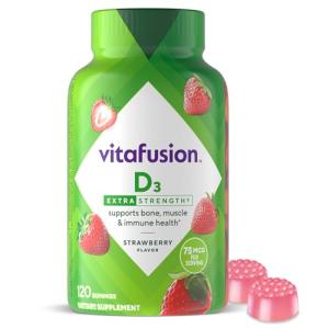 Vitafusion Extra Strength Vitamin D3 Gummies, Strawberry