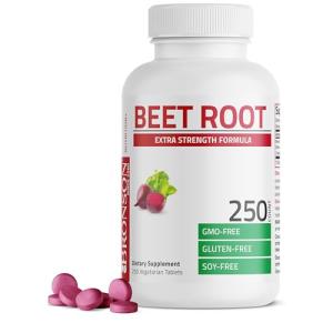 Bronson Beet Root Extra Strength 2000mg, 250 Veggie Tabs