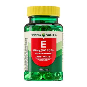 Spring Valley Vitamin E 400 IU, 100 Softgels