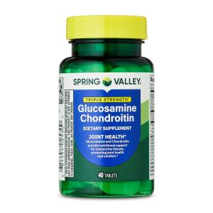 Triple Strength Glucosamine Chondroitin Tablets, 40 Count