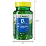 Spring Valley Vitamin D3 Softgels for Bone Health