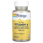 Solaray Vitamin A - Beta Carotene & Retinyl Palmitate 60 VegCaps