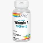 Solaray Vitamin A - Beta Carotene & Retinyl Palmitate 60 VegCaps