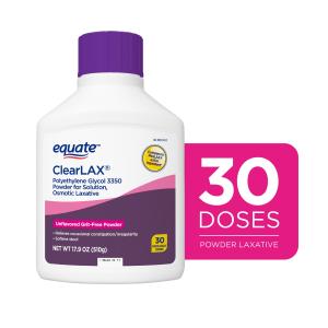 Equate ClearLax Powder, Unflavored, 30 Doses