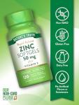 Zinc & Vitamin C 50mg - 120 Softgels