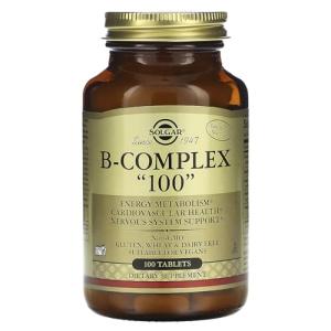 Solgar B-Complex 100 Tablets for Energy and Health