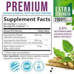 Organic Ashwagandha 1950 MG - Extra Strength Capsules