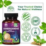 Organic Ashwagandha 1950 MG - Extra Strength Capsules
