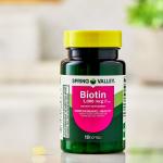 Spring Valley Biotin Softgels 1000mcg 150 Count