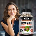 Organic Ashwagandha Capsules with Black Pepper 1300mg