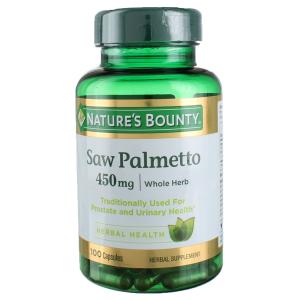 Nature's Bounty Saw Palmetto 450 mg, 100 Capsules