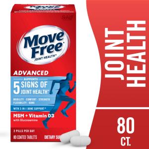 Move Free Advanced Joint Health Supplement, 80 Tablets