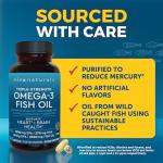 Triple Strength Omega 3 Fish Oil, 180 Softgels