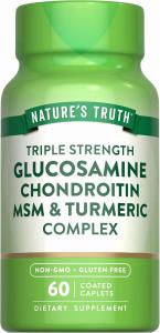 Triple Strength Glucosamine Chondroitin MSM Supplement 60 Caplets