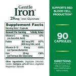 Nature's Bounty Gentle Iron 28 mg, 3-Pack