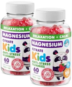 Sugar-Free Kids Magnesium Gummies - 120 Count