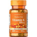 Puritans Pride Vitamin K 100 mcg, 100 Tablets