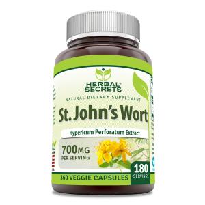 St. John's Wort 700mg Capsules for Mood Support