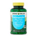 Spring Valley Ashwagandha Root Capsules 500mg, 60 Count