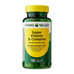 Spring Valley Super Vitamin B-Complex 100 Tablets