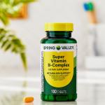 Spring Valley Super Vitamin B-Complex 100 Tablets