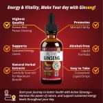 Korean Red Panax Ginseng Liquid for Energy & Vitality