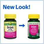 Spring Valley Iron Prenatal Supplements, 27 mg, 250 Tablets