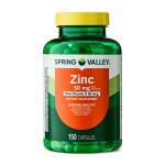Spring Valley Zinc & Vitamin D Capsules, 150 Count