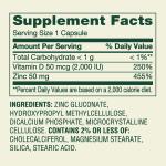 Spring Valley Zinc & Vitamin D Capsules, 150 Count