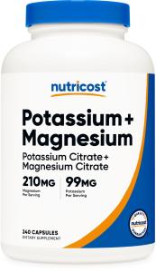 Potassium and Magnesium Citrates, 240 Capsules