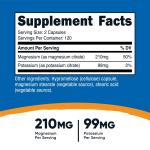 Potassium and Magnesium Citrates, 240 Capsules