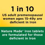 Nature Made Iron 65 mg Dietary Tablets, 150 Count