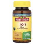 Nature Made Iron 65 mg Tablets, 180 Count