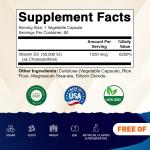 Vitamatic Vitamin D3 50,000 IU - 60 Capsules