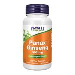 NOW Panax Ginseng 500 mg, 100 Veg Capsules