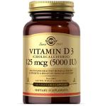 Solgar Vitamin D3 5000 IU - 120 Veg Capsules