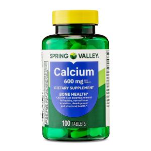 Spring Valley 600 mg Calcium Tablets for Bones