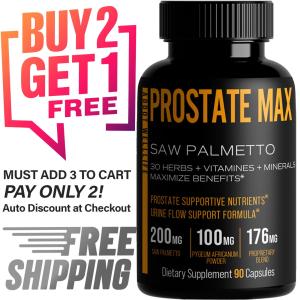 Prostate Support Supplement with Saw Palmetto and Herbs