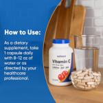 Nutricost Vitamin C with Rose Hips, 240 Capsules