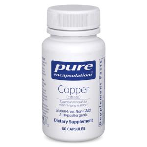Pure Encapsulations Copper Glycinate for Iron Absorption