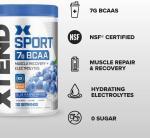XTEND Sport Blue Raspberry Ice BCAA Powder 12.2 oz