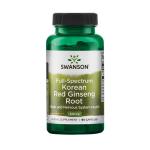 Swanson Korean Red Ginseng Root Capsules, 400 mg
