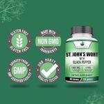 Organic St. John's Wort 1800mg with Black Pepper
