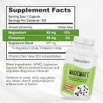 NaturalSlim Magnesium Citrate Capsules for Sleep & Heart
