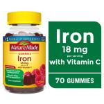 Nature Made Iron Gummies with Vitamin C, 70 Count