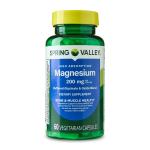 Spring Valley Magnesium Supplements, Unflavored, 60 Capsules